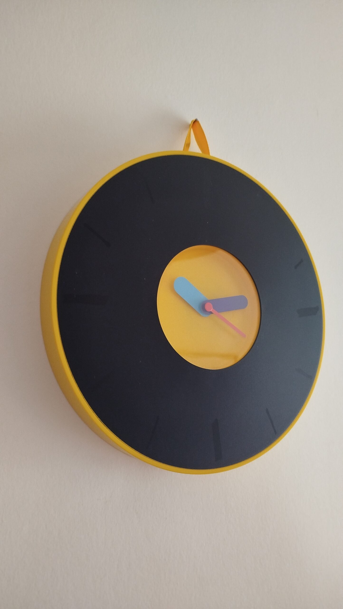 Horloge Memphis Ikea vintage