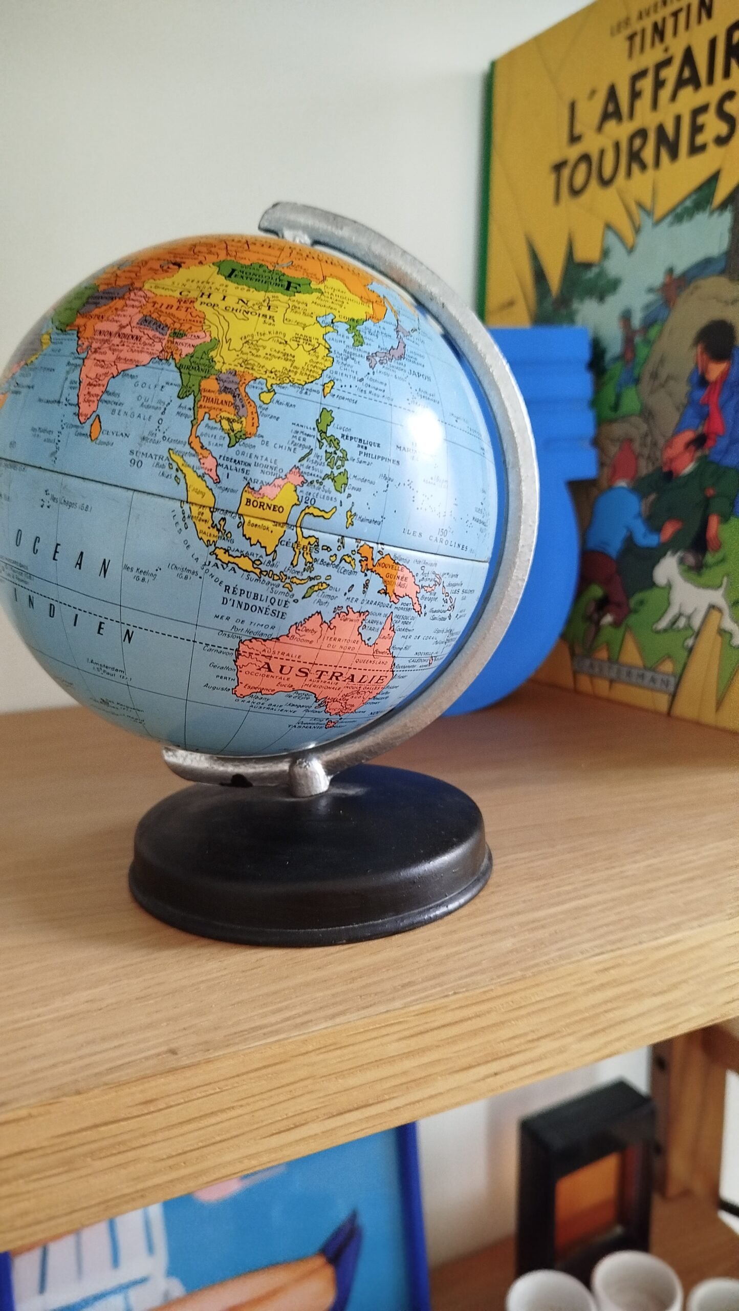 Globe terrestre vintage