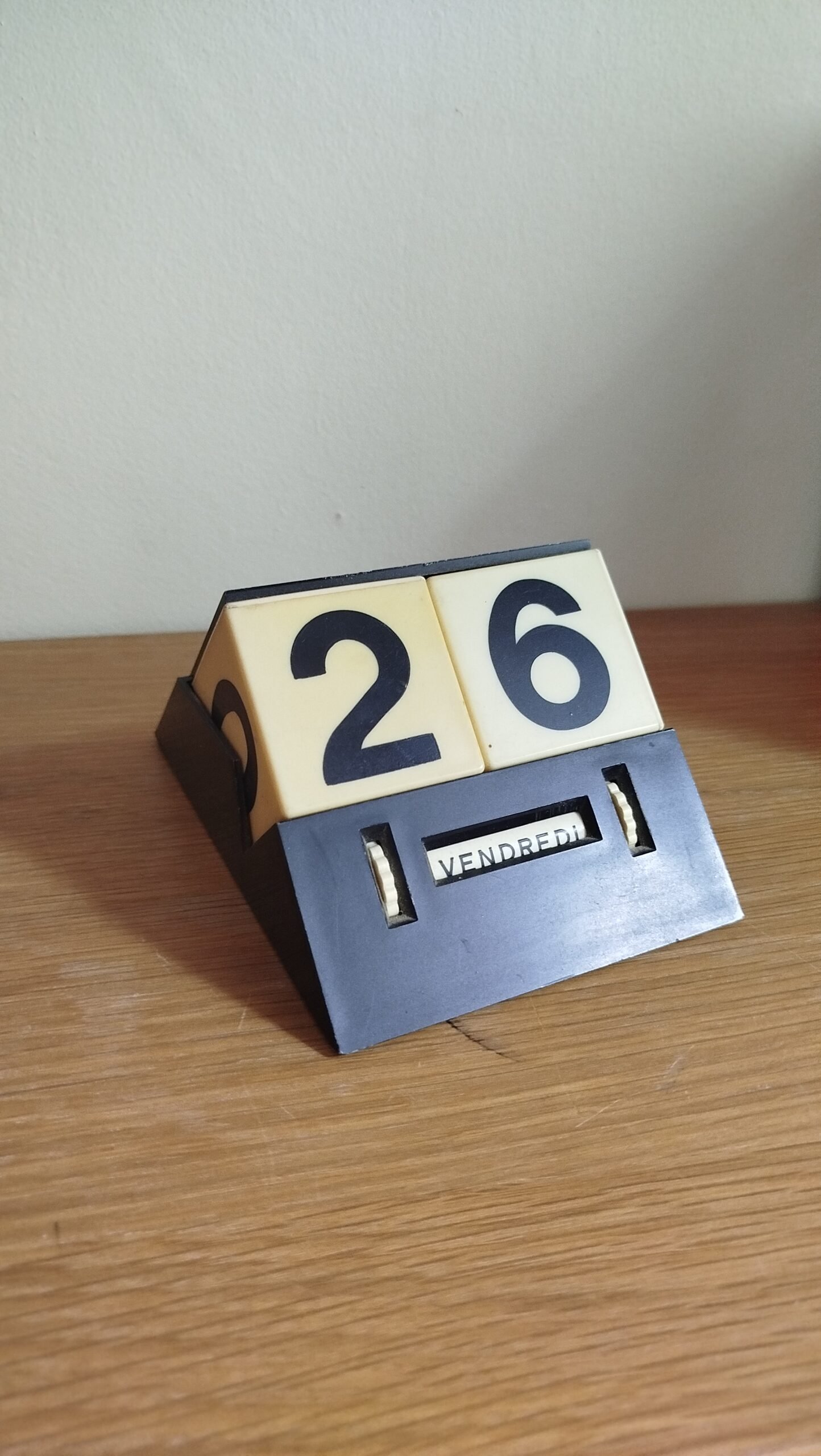Calendrier perpétuel vintage