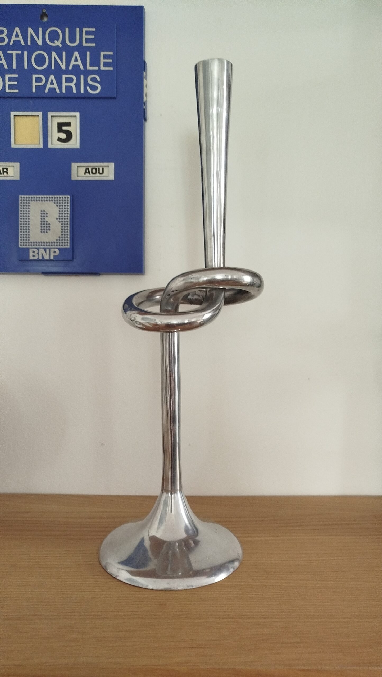 Chandelier aluminium vintage