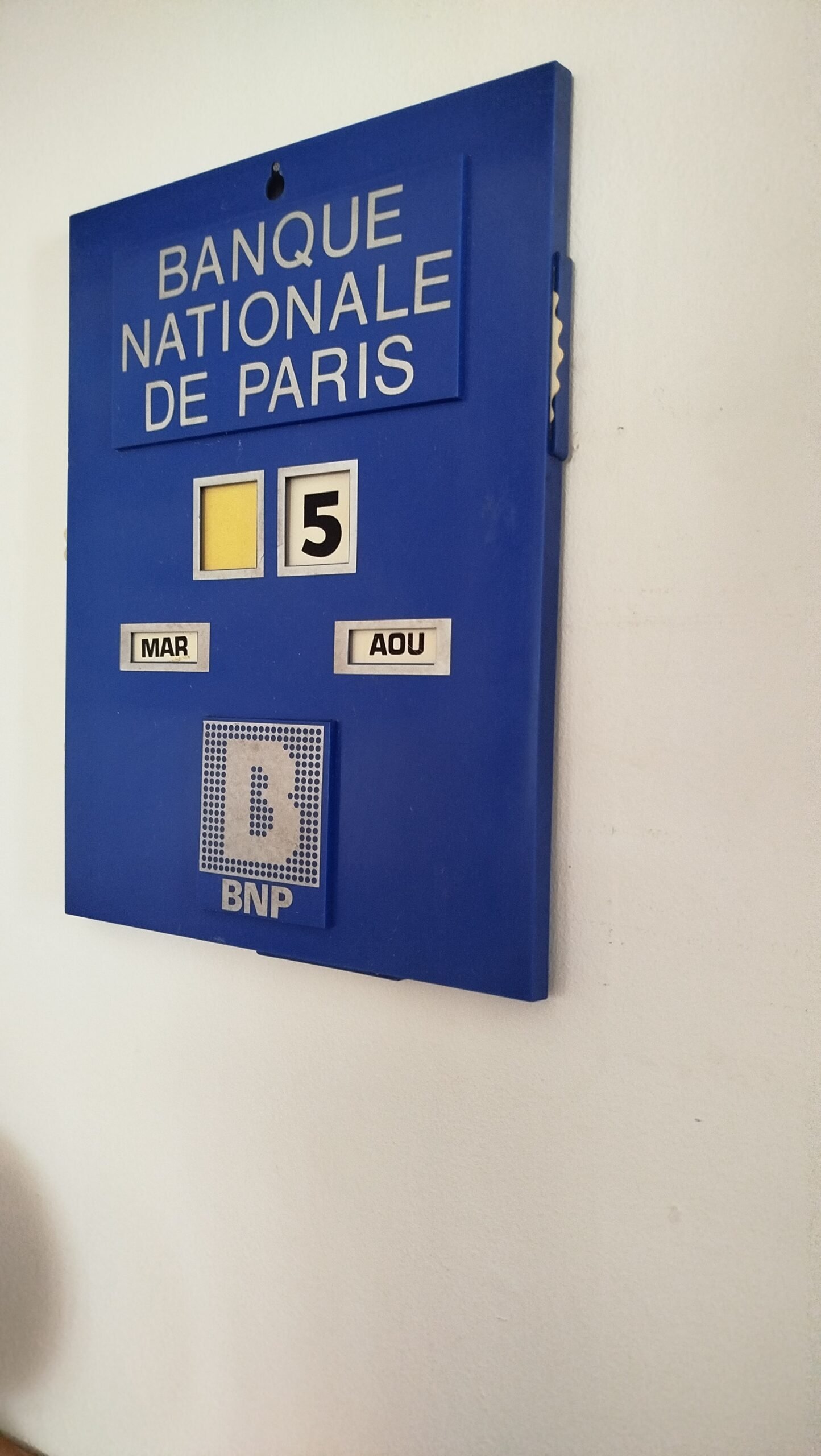 Calendrier perpétuel vintage